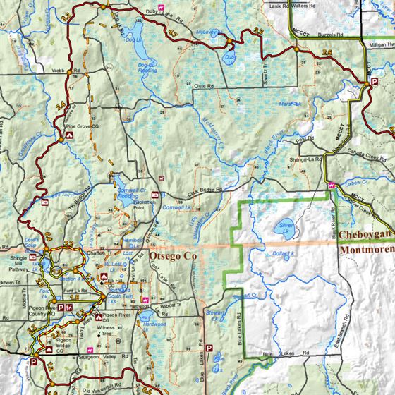 High Country Pathway Topographical Map
