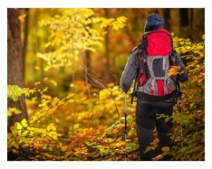 Backpacking in autumn